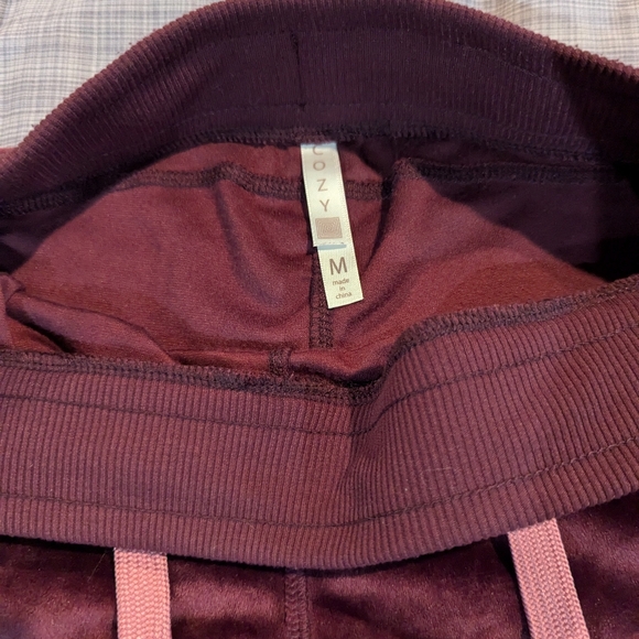 Lularoe Crystal - Crop Velour Pants - Picture 2 of 5